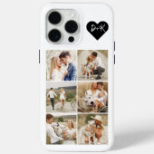 8モノグラムの枚の写真のグパーソナライズされたラリア Case-Mate iPhoneケース (裏面)