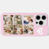 8モノグラムの枚の写真のグパーソナライズされたラリア Case-Mate iPhoneケース (裏面 (横))