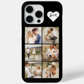 8モノグラムの枚の写真のグパーソナライズされたラリア Case-Mate iPhoneケース (裏面)