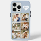 8モノグラムの枚の写真のグパーソナライズされたラリア Case-Mate iPhoneケース (裏面)