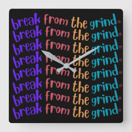 8ラインBFTGクロック スクエア壁時計