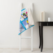 8ランドスケープ写真コラージュAzure シェルパブランケット (インサイチュ)