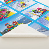 8ランドスケープ写真コラージュAzure シェルパブランケット (3/4)