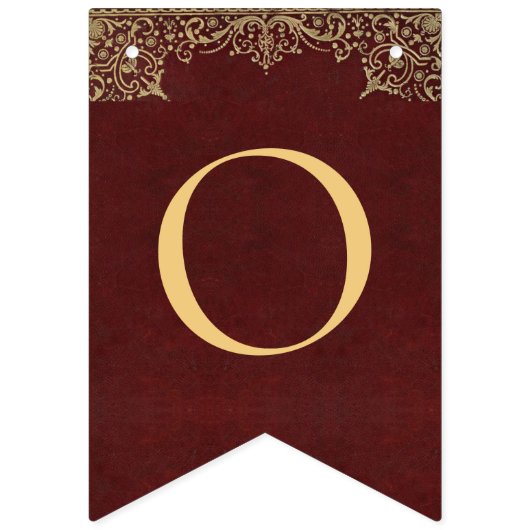 8レターレッド金ゴールド神バプテスコミューン祝福 バンティングフラッグ (第2の旗)