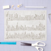 8世紀の園芸植物 薄葉紙 (クラフト)