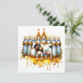 8人のメイドがミルクをしぼる | クリスマスの12日間 シーズンカード (スタンド正面)