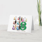 8人の女中の搾り出すこと シーズンカード (正面)