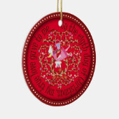 8人の女中Aの搾り出すこと セラミックオーナメント (右)