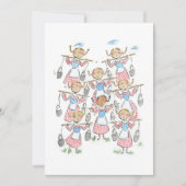 8人の牛搾り 招待状 (正面)