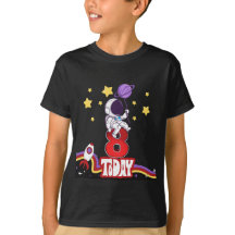 8今日の宇宙をテーマにした誕生日Tシャツ