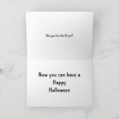 8個の切り分けられたカボチャを見つけて下さい + カード (内部)