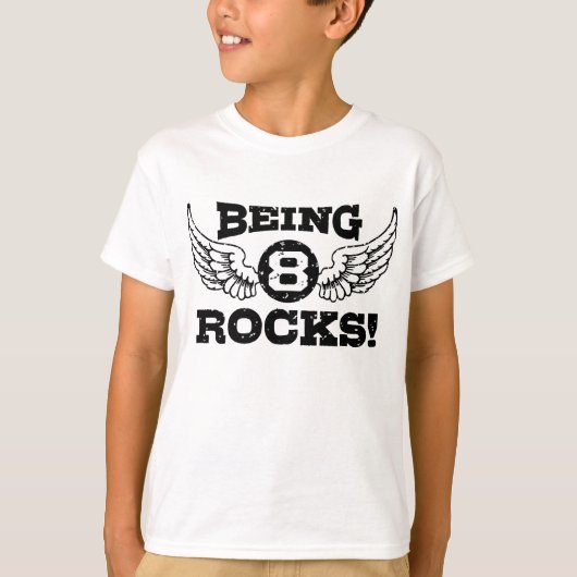 8個の岩 Tシャツ (正面)