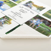 8写真コラージュ記念のお父さんの日 シェルパブランケット (3/4)