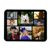 8写真テンプレートコラージフレキシブルフォトマグネット マグネット (横)