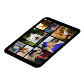 8写真テンプレートコラージフレキシブルフォトマグネット マグネット (左側)