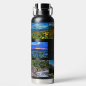 8写真テンプレートパーソナライズ文字真空シール ウォーターボトル (正面)