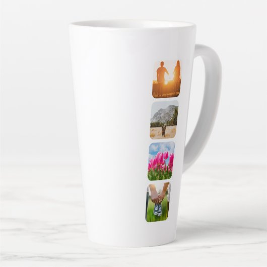 8写真テンプレート両面(高さ) カフェラテマグ (右アングル)