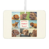 8写真ファミリーフォト✨カスタム思い出 カーエアーフレッシュナー (裏面)