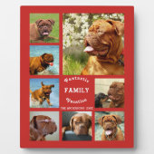 8写真ファミリーフォト✨カスタム思い出 フォトプラーク (正面)