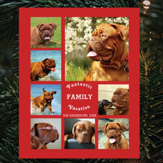 8写真ファミリーフォト✨カスタム思い出 フォトプラーク