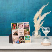 8写真赤面ピンク最高のワームパーソナライズされた フォトプラーク (インサイチュ)