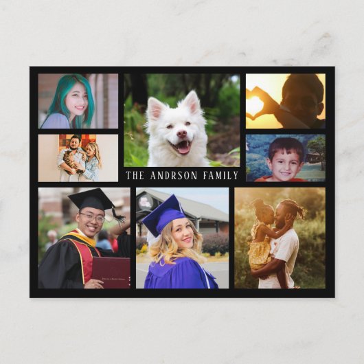8写真instagram写真ファミリーポストカード ポストカード (正面)