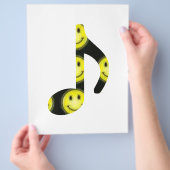 8分音符ハッピー顔大型2010 チラシ (手)