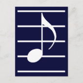 8分音符 ポストカード (正面)