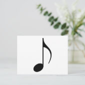 8分音符 ポストカード (スタンド正面)