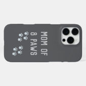 8匹の仔を持つママ iPhoneケース (裏面横)