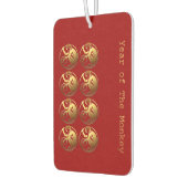 8匹の幸運な猿の旧正月の2016年のFreshener カーエアーフレッシュナー (左)