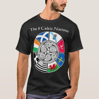 8古代ケルト民族国旗のデザイン Tシャツ