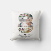 8周年結婚記念日 クッション (正面)