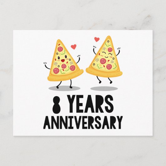 8周年記念日 ポストカード (正面)
