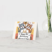 8周年記念結婚猫 カード (正面)