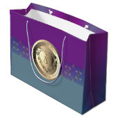 8周年記念結婚銅エンブレム抱き枕 ラージペーパーバッグ (裏面アングル)