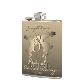 8周年記念結婚銅トナカイ フラスク (左)