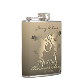 8周年記念結婚銅トナカイ フラスク (右)