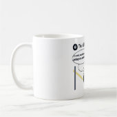 8基の球の反撃は襲います! コーヒーマグカップ (左)