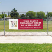 8'大型ビニールカスタムバナー（屋外または屋内） 横断幕 (インサイチュ)