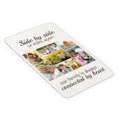 8家族の写真を残してハートで接続 マグネット (右側)