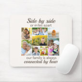 8家族の写真コラージュ(ハート接続) マウスパッド (マウス)