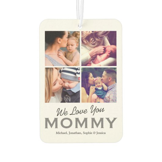 8家族の写真ママ空気フレッシュナー カーエアーフレッシュナー (裏面)