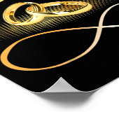 8年が永遠に終わってカップル8th 結婚 Anni ポスター (角)