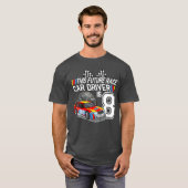 8年オールドレース誕生日8thストックレースパーティーギ tシャツ (正面フル)