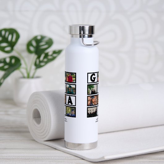 8年カスタムの卒業生の写真集 ウォーターボトル (ヨガ)