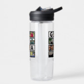 8年カスタムの卒業生の写真集 ウォーターボトル (左面)