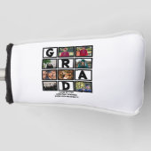 8年カスタムの卒業生の写真集 ゴルフヘッドカバー (正面)