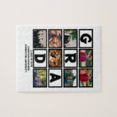 8年カスタムの卒業生の写真集 ジグソーパズル (横)