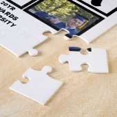 8年カスタムの卒業生の写真集 ジグソーパズル (側面)